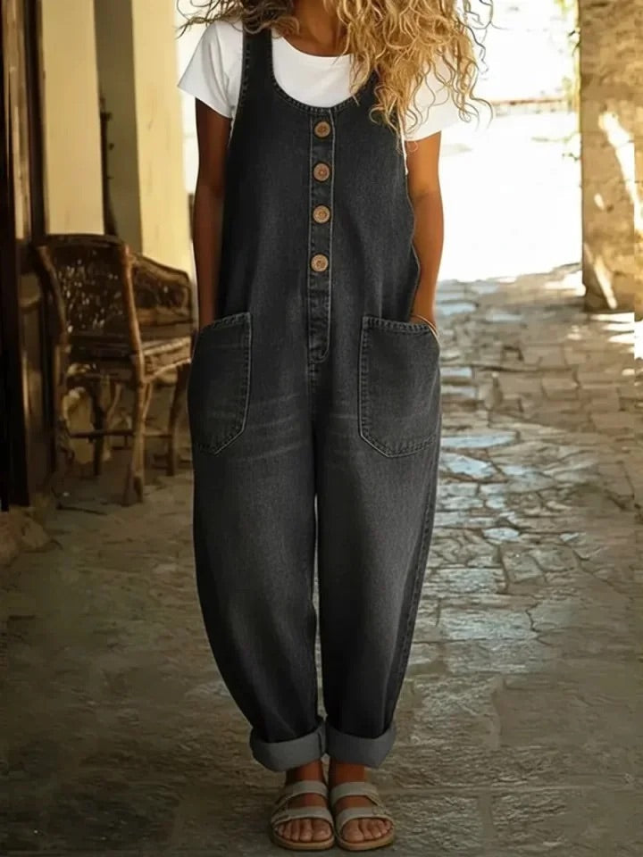 Aurora - Vintagevasket Dongerioverall